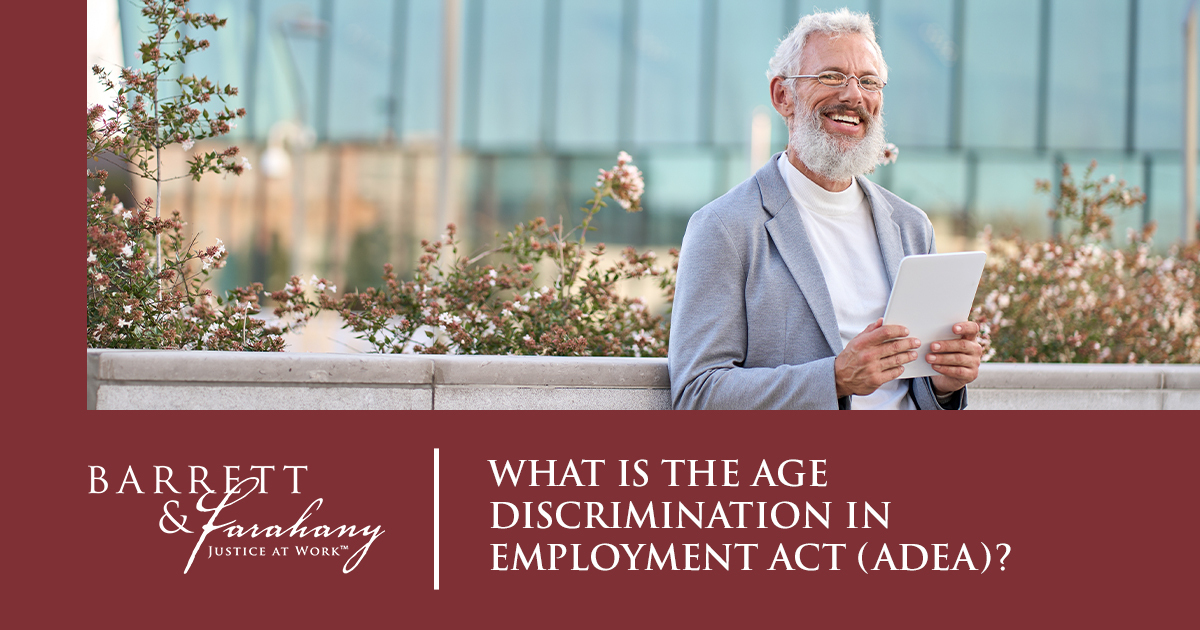 The ADEA is a federal law designed to protect persons 40 years of age or older employed by companies with more than 20 employees, employment agencies, their local government, their state government, the federal government, or labor organizations. ow.ly/TSsi50RzRWc