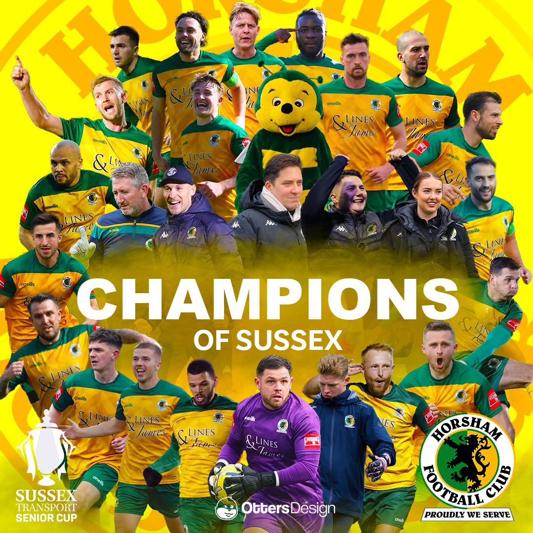 HorshamFC's tweet image. What an ending to a fantastic season!

🤝@ottersdesign