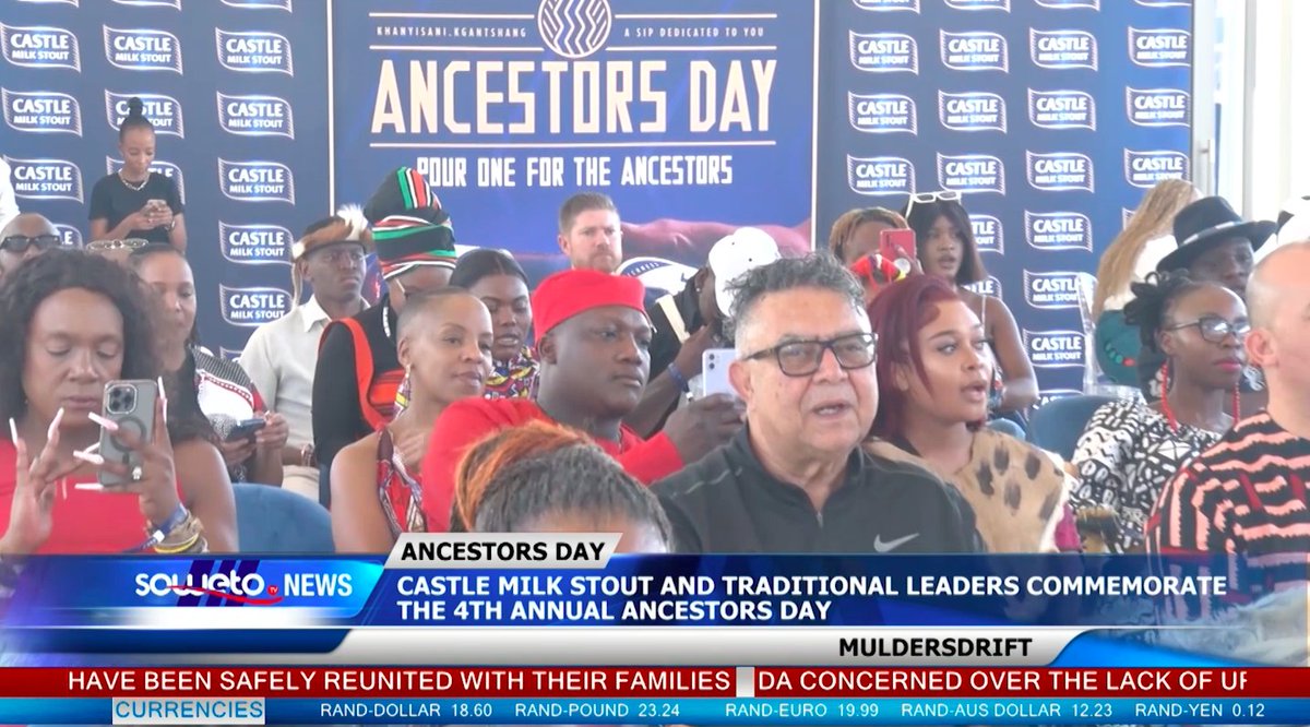 Castle Milk Stout and traditional leaders commemorate the 4th annual Ancestors Day. #sowetotvnews 

Watch the full story here:  youtu.be/wx4DXWFurQU