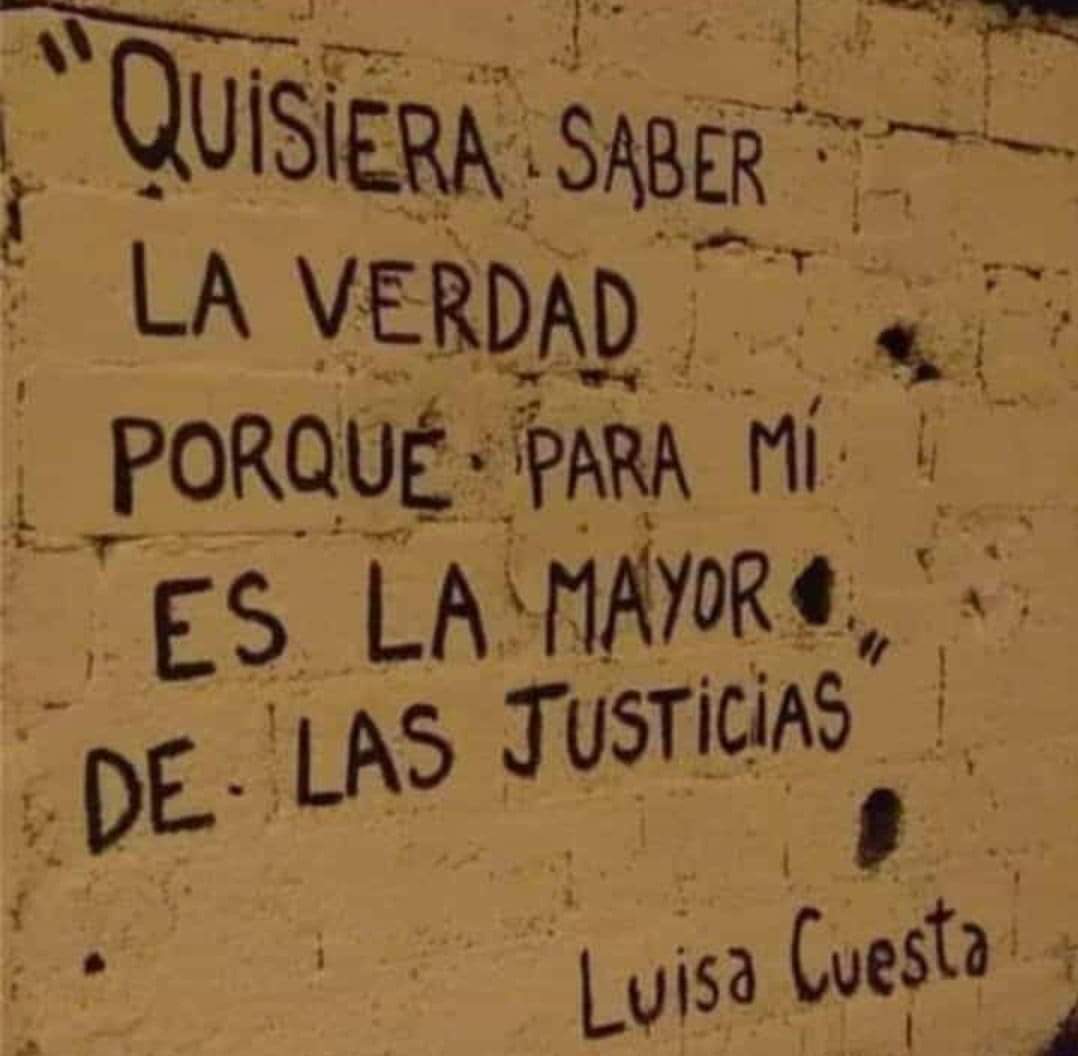 #MayoMesDeLaMemoria 
#NuncaMas 
#VerdadYJusticia