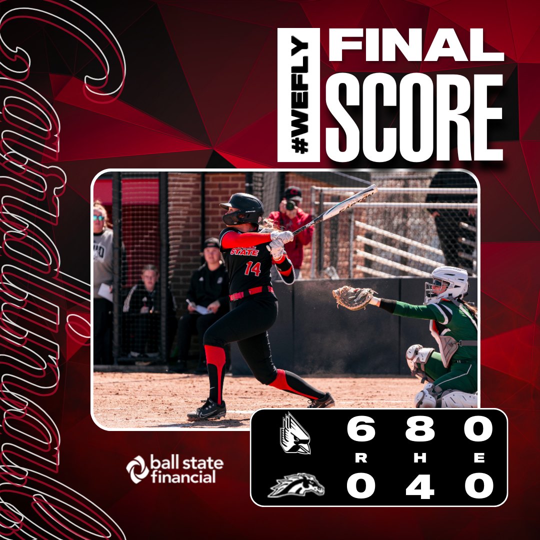 ... and that's a #VICTORY!!! We open the @MACSports Championship with a 6-0 win over No. 3 seed WMU @Madison_2703 drives in the first 3 runs and #FrancysKing picks up her 5th complete game shutout Up Next: vs. No. 2 seed Ohio Thursday at 2:30p #ChirpChirp x #WeFly x #MACtion