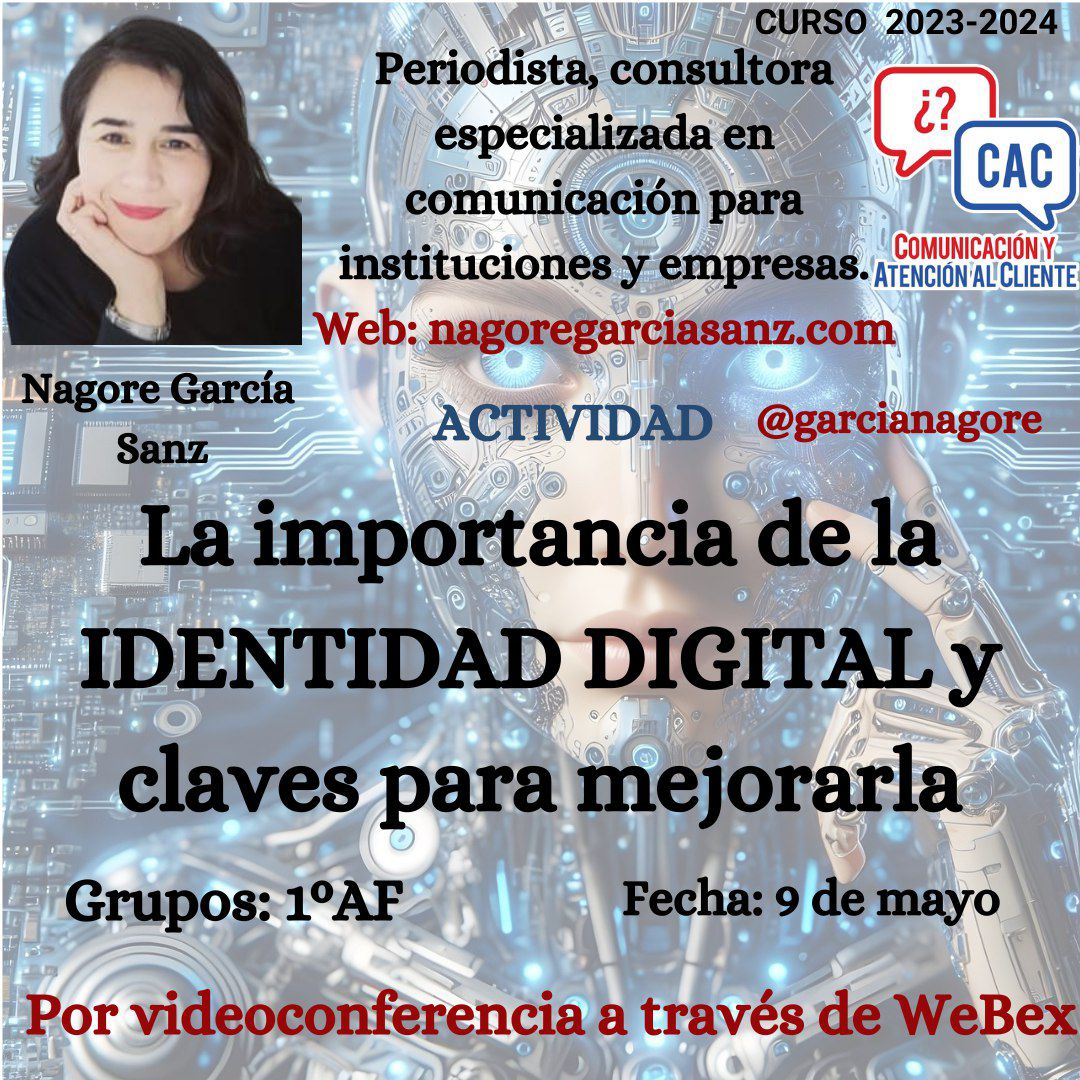 También os recuerdo que mañana tendremos el placer de que nos de una charla <a href="/garcianagore/">Nagore García Sanz</a>. ¡No os lo perdáis! #CyACartuja #reporterotuitero