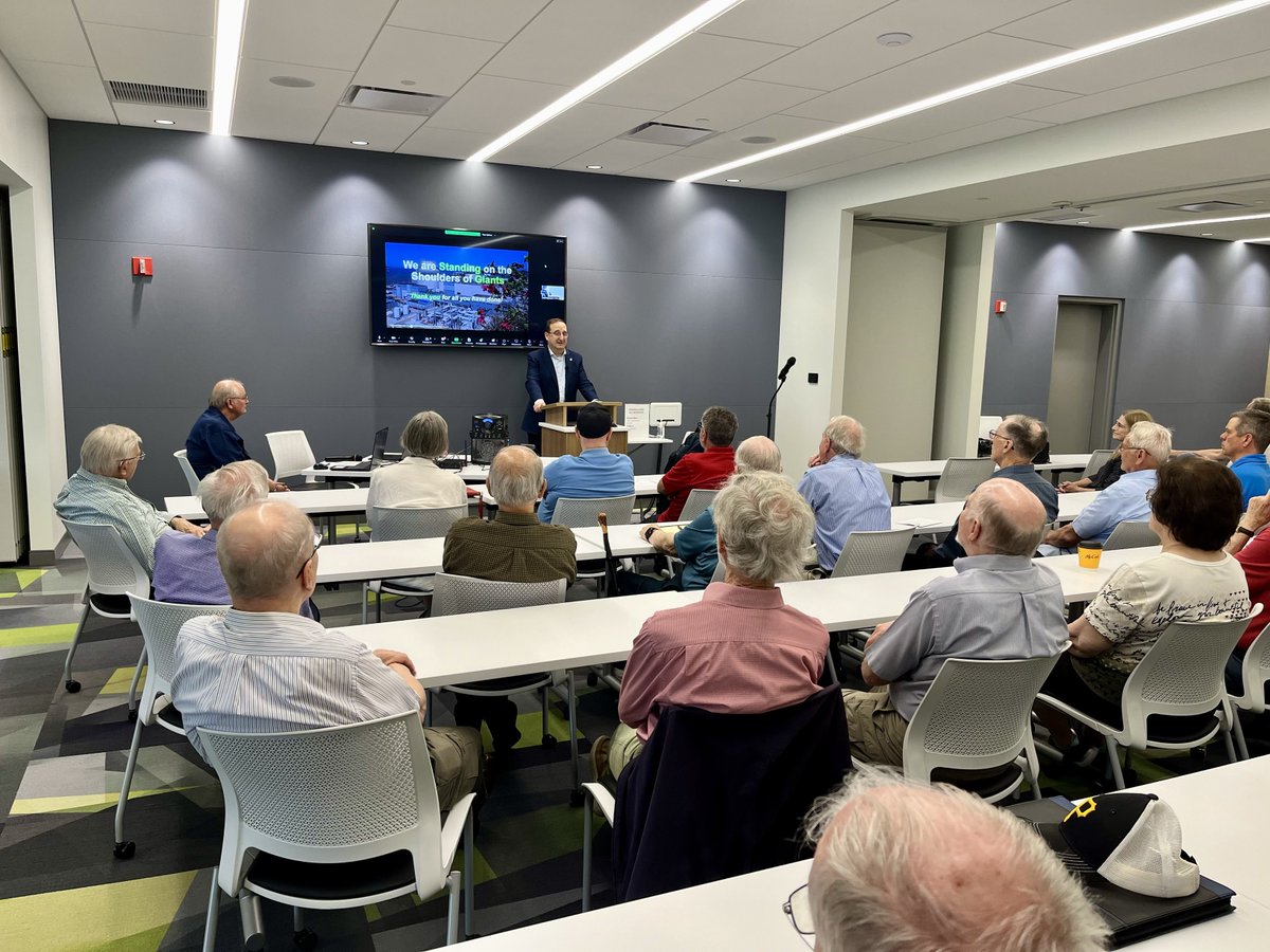 Chief Commercial Officer Jacques Besnainou met today with our SURE Retiree Group, a non-profit that honors our company's legacy through community service. Thanks to everyone who attended!