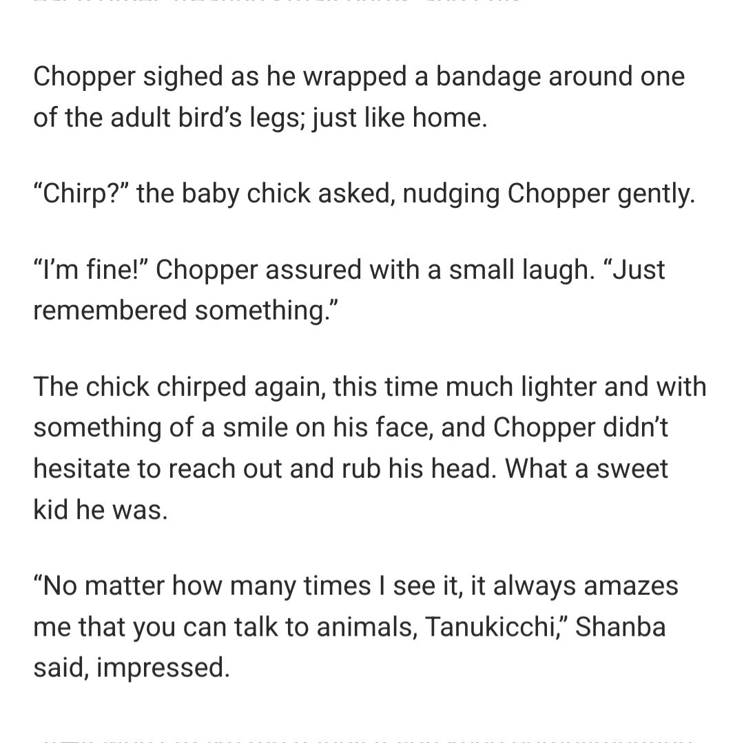 My story for the adorable @OPChopperZine 🌸 aftersales are open right now so check it out 🤍 

archiveofourown.org/works/55772800