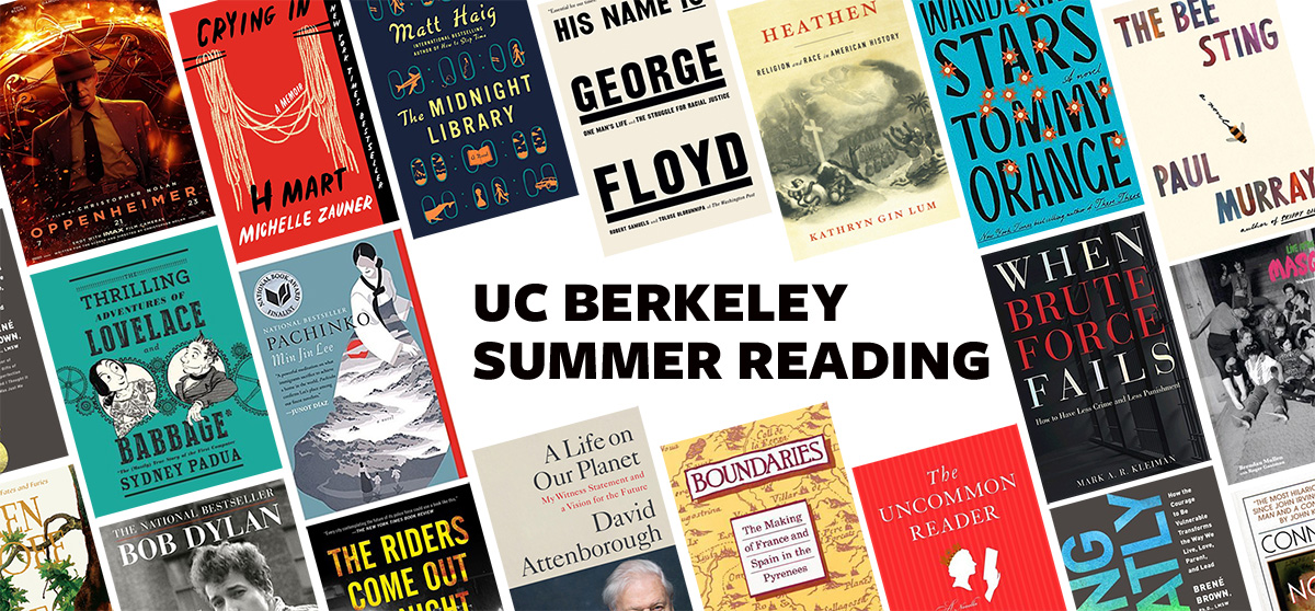 The end of the semester is within reach! 📚 This summer, get lost in these reads, picked by Cal students, faculty, and staff: 🌿 “The Vaster Wilds” by @legroff 🎸 “Live at the Masque” by Brendan Mullen w/ @ROGERGASTMAN 🦋 “Pachinko” by @minjinlee11 🔗 ucberk.li/summer-reading