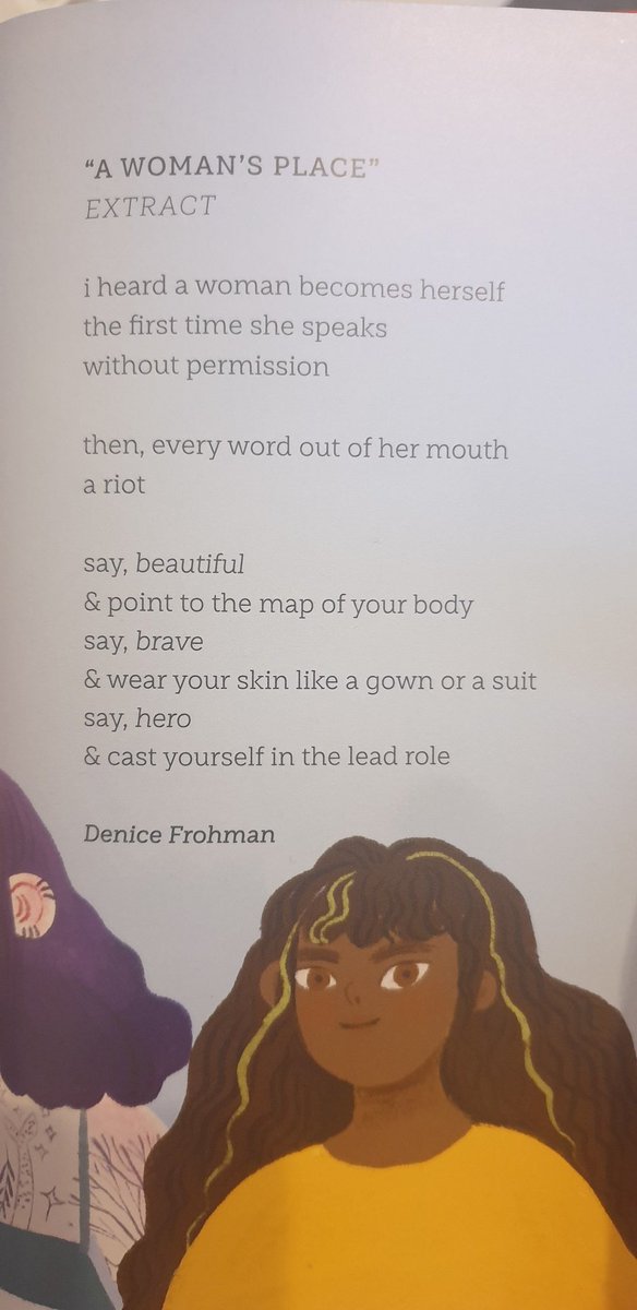Stumbled across this poem in a book I was wrapping for my daughter's birthday. Couldn't help but think it was very @WomenEd #disruptivewomen