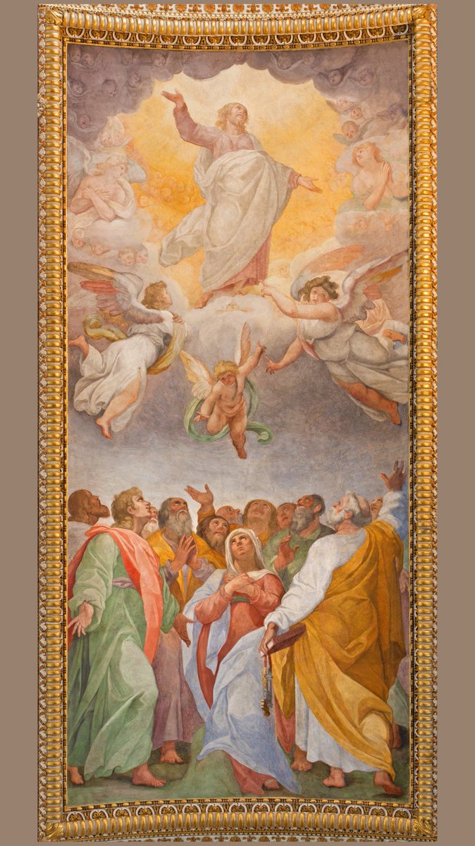 '…the Lord Jesus was taken up into heaven and is seated at the right hand of God…' - #GospelofMark 15-20

📷 Ascension Fresco, Chiesa di Santa Maria ai Monti, Rome by Ilario Casolani (1588-1661) / © sedmak via #GettyImages. #Catholic_Priest #CatholicPriestMedia