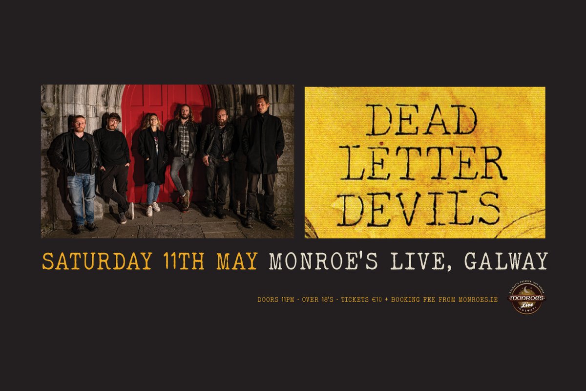 📣 📢 **Announcement** 📣 📢 The foot-stomping, barn storming Dead Letter Devils bring their own brand of folk punk and bluegrass to Monroe's Live this Sat 11 May!! 🗓️ Sat 11 May 🎟️ 👉 bit.ly/4a7eEwB 🚪 11pm