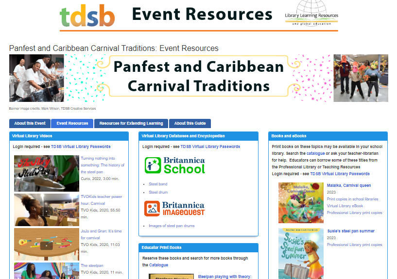 Resources to support your Panfest celebrations! tdsb-on-ca.libguides.com/PanfestAndCari… @TDSB_Arts @tdsb_cebsa
