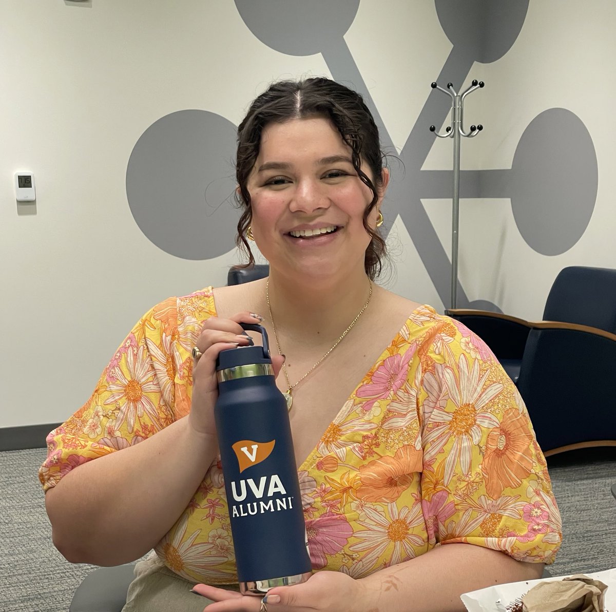 Last week, we hosted a lunch with some of the students who have worked with us over the past year. We also celebrated Izzy Araojo, our undergrad social media assistant who created much of our social media content for the last 3 years—she is graduating this month! #congratsgrad