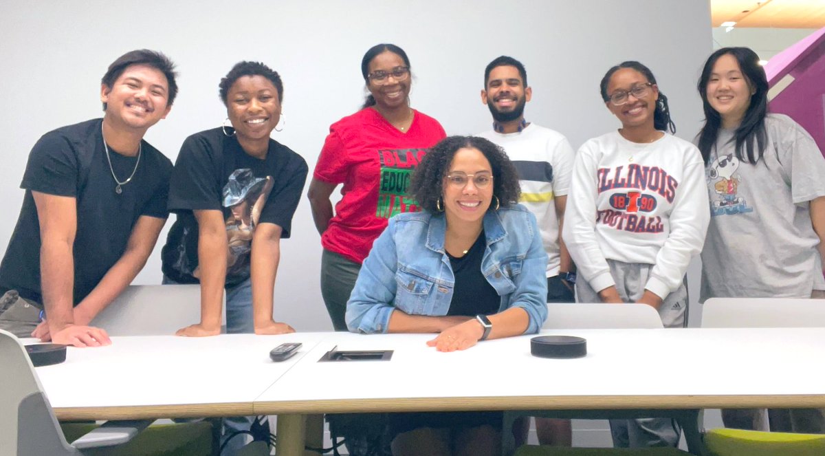 I had the best time this semester with Dr. Marchand and my TREE Lab peeps! (Translational Research towards Educational Equity) #translationalresearch #uiuc #collegeofed 
@AixaMarchand @TaiylorRayford