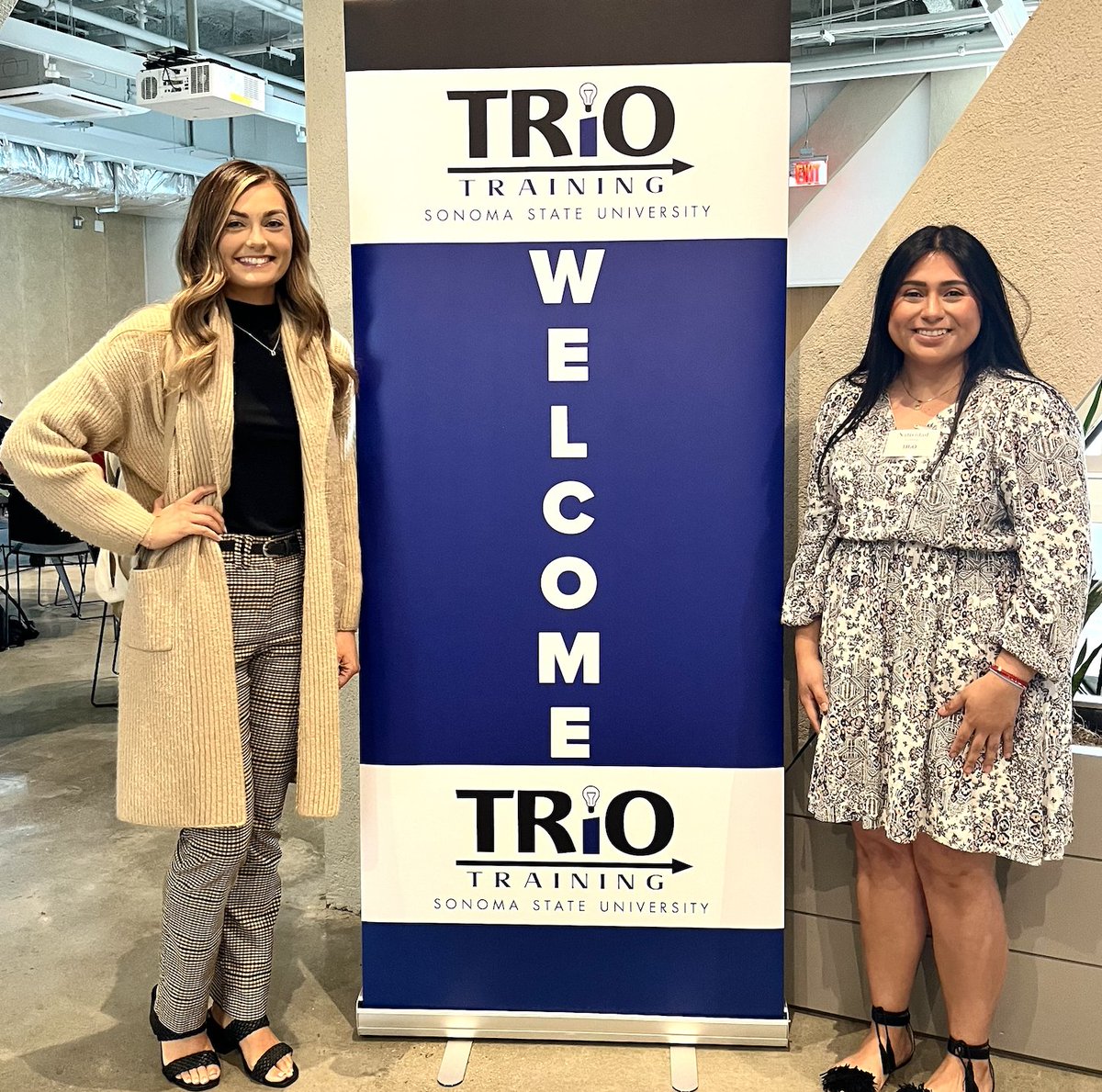 AIM's Ciara Knudsen and Naty Ledesma, are at the Priority 5 TRIO Training in New Haven, Connecticut! 🌟 Representing the AIM Youth Academies, they're gearing up to dive deep into diverse skillsets and emerge as unstoppable forces of change! 💥 #AIMEmpowers #AIM