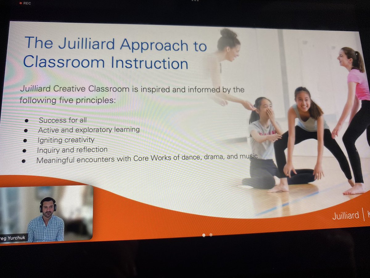 Professional Development from Juilliard, what an exciting opportunity! Thank you @KedcARTS ! @KEDCGrants