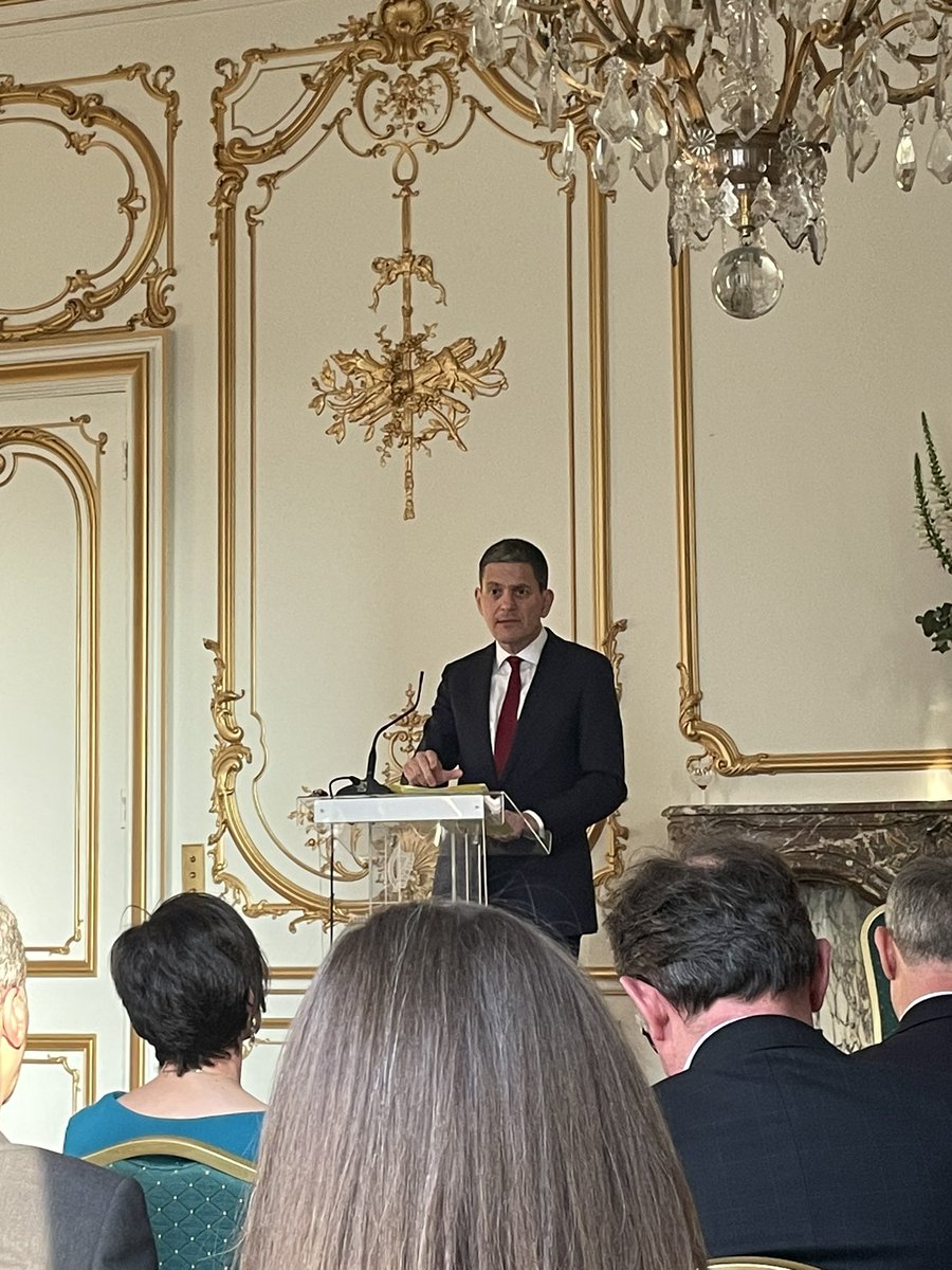 .@DMiliband arguing that Labour’s proposed security pact with EU could be very broad to include health, climate and industrial policy. This is a strong signal of where Labour might be heading.