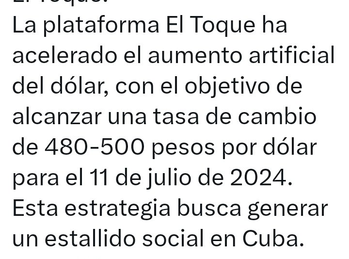 Un toque de terrorismo contra la economía cubana y los cuban@s
#PorCubaJuntosCreamos 
#Cuba 🇨🇺🕊✌