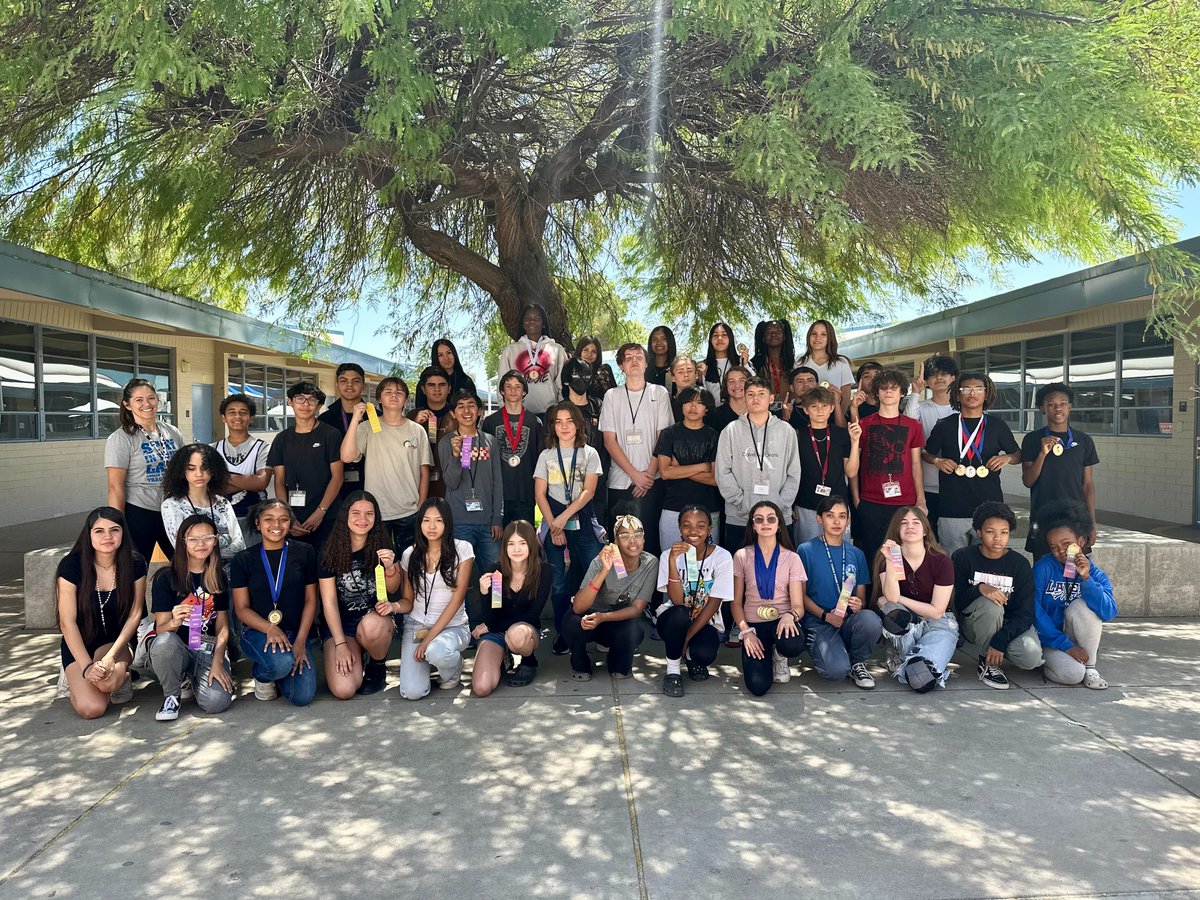 Congratulations to Cholla who were the district champions for seventh grade boys, eighth grade boys and eighth grade girls at the WESD Middle School Track and Field Meet! Shout out to Mountain Sky for winning the seventh grade girls championship! Way to go, #WESDFamily!