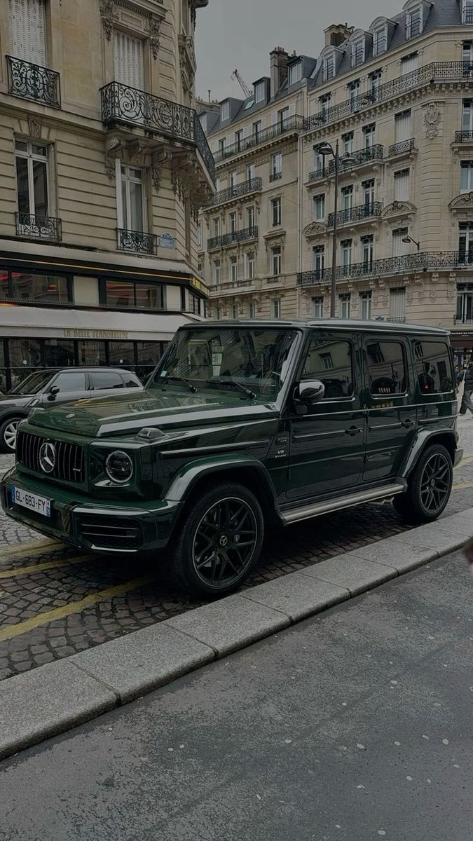 Damn. The green G Wagon pops!