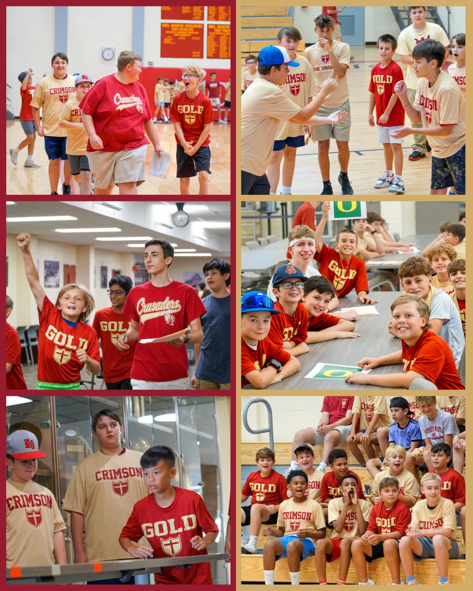 Join us on Saturday, June 8th from 2-6 p.m. for our Crimson & Gold Event, which invites prospective students to compete in games, enjoy snacks, win prizes, and build camaraderie with future Crusaders of the Classes of 2030 and 2031. ❤️💛 Sign up here: loom.ly/RciKT80