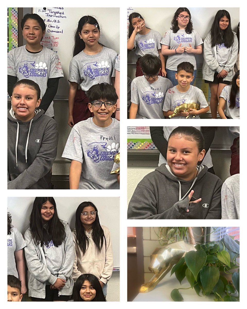 Congrats to Ms. Schafer's class for winning April's Golden Cougar award! Every day, they are working to be the best they can be! @KarlaAllenbach #SkylineCommunityStrong #StVrainStorm @SVPriorityPrgms