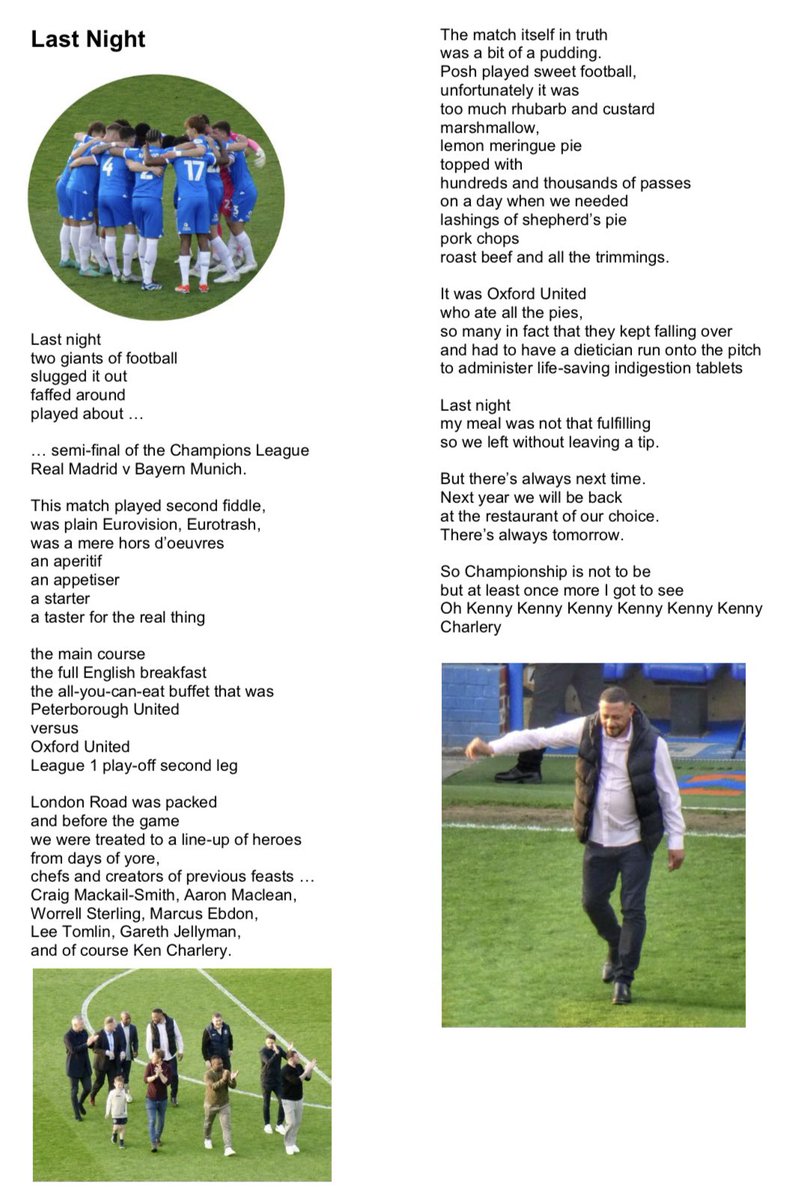 Toby Wood (@tobywoody) on Twitter photo Last night โฆ
Oh well โฆ. thereโs always next year
At least we can save our Wembley money for a damn good meal out in Peterborough #pufc
<a href="/theposh/">Peterborough United</a> <a href="/BBCCambs/">BBC Cambridgeshire</a> <a href="/dottymcl/">Dotty McLeod</a> <a href="/JohnDevine1961/">John Devine</a> <a href="/peterboroughtel/">Peterborough Telegraph</a>
.. and hereโs to my Posh Twitter mates #utp Last night โฆ
Oh well โฆ. thereโs always next year
At least we can save our Wembley money for a damn good meal out in Peterborough #pufc
<a href="/theposh/">Peterborough United</a> <a href="/BBCCambs/">BBC Cambridgeshire</a> <a href="/dottymcl/">Dotty McLeod</a> <a href="/JohnDevine1961/">John Devine</a> <a href="/peterboroughtel/">Peterborough Telegraph</a>
.. and hereโs to my Posh Twitter mates #utp