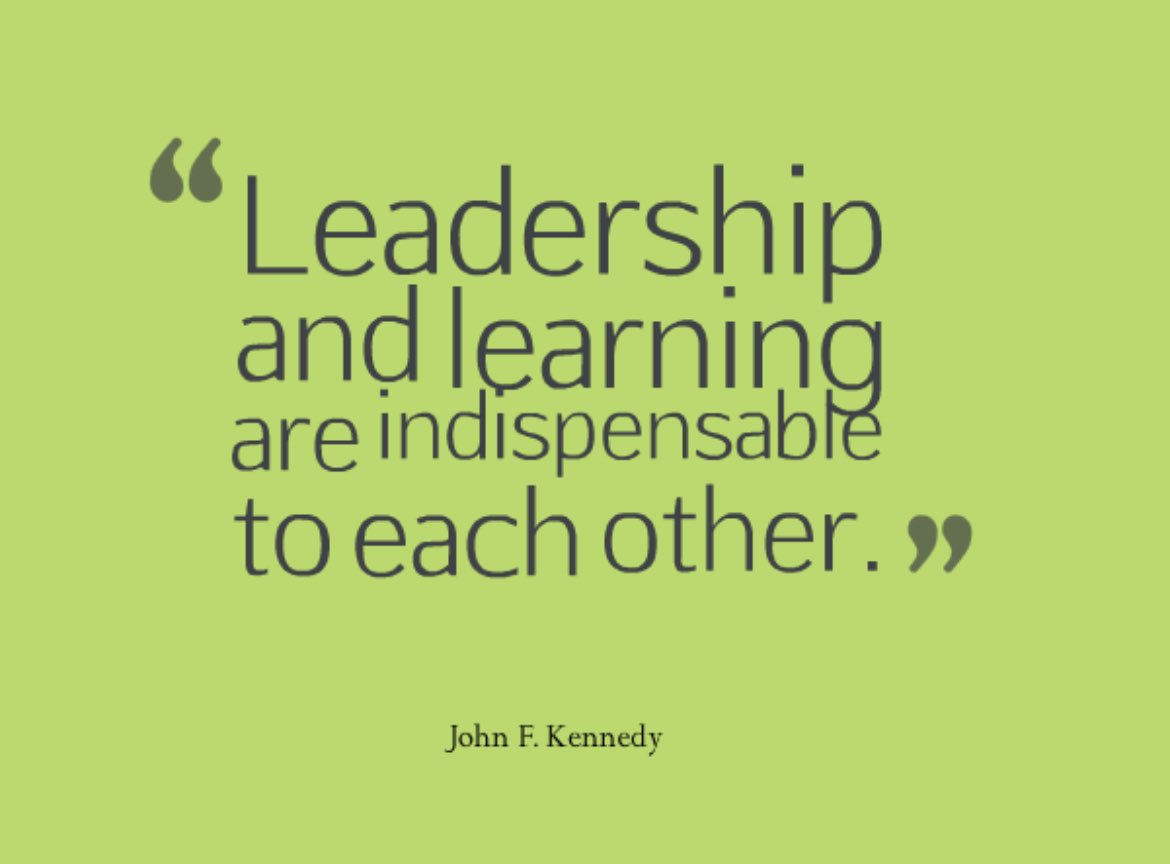 Learn. Lead. Inspire. Make it a #great day!