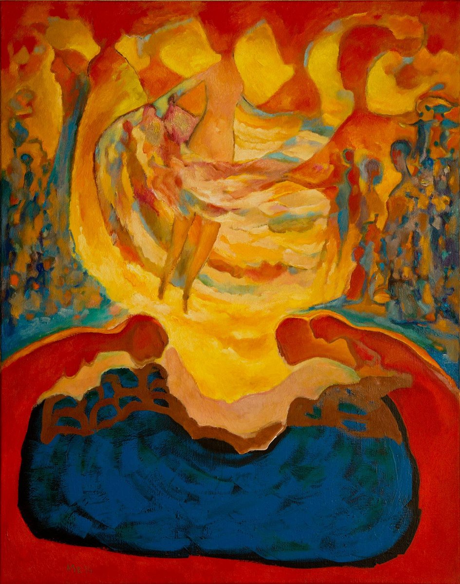 Miroslav Radev – Requiem, olejomaľba na plátne, 95 × 75 cm, 2014 dielo.eu/umeleckediela/… #fineart #umenie #vytvarneumenie #slovakart #fineart #sucasnamalba #artgallery #kunstgalerie #contemporaryart #modernart #modernartgallery #originalartwork