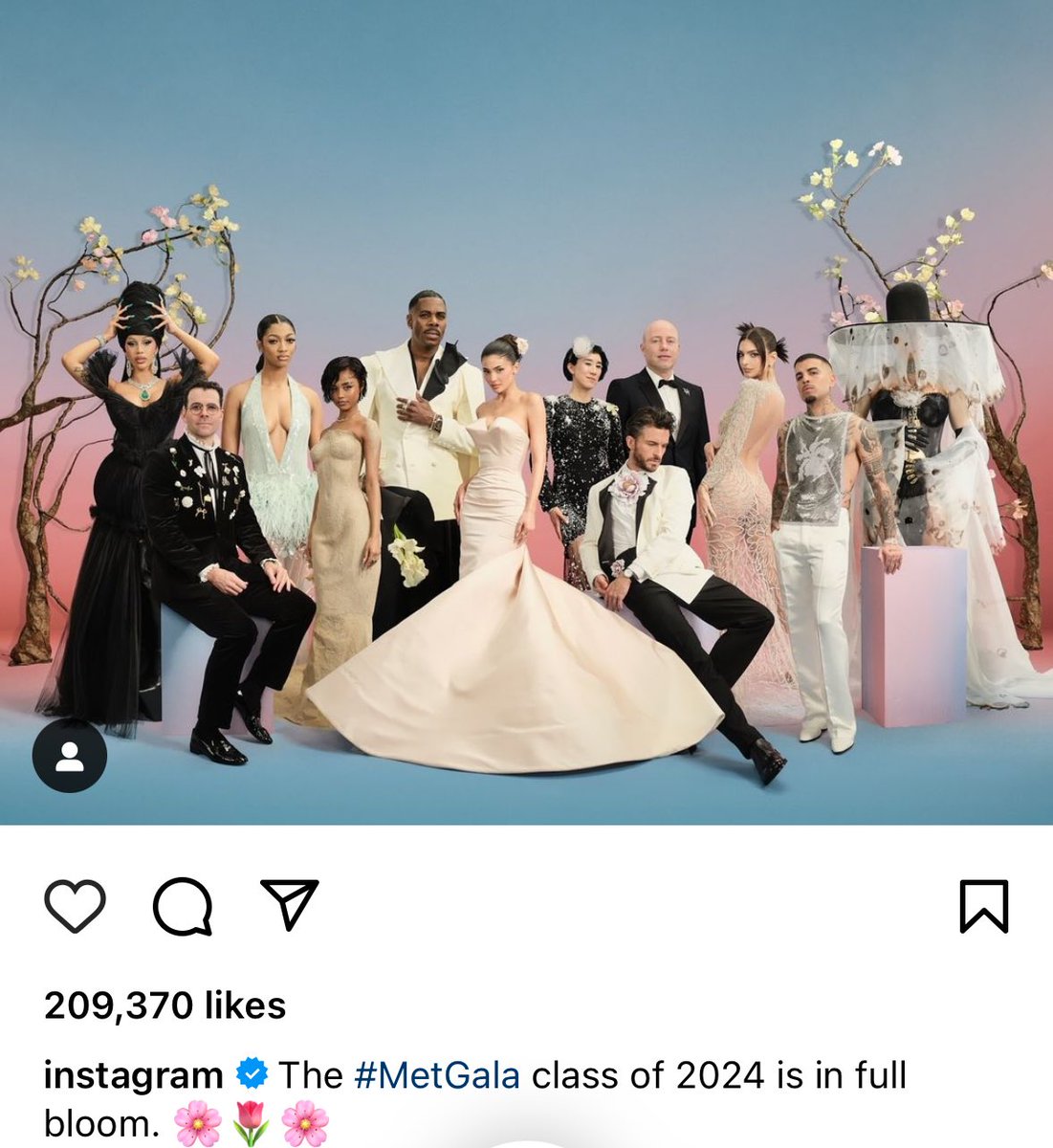 This lady is saying Cardi wasn’t officially invited to the Met Gala: “Well, Cardi wasn't officially invited by Vogue to the Met. She was yet again, invited by Instagram, who sponsored a table, and was then approved by Vogue to attend.“