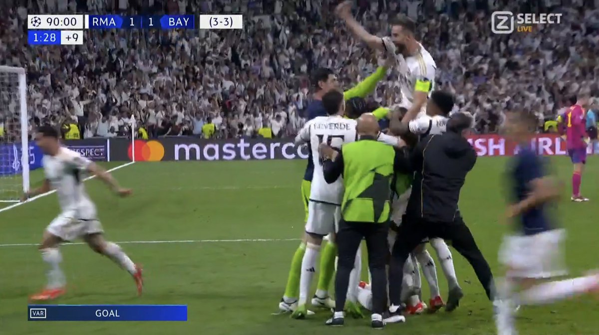 2-1 real madrid.

They reached champions league final. Only hala madrid fans are allowed to like this tweet ..!!

#RMAFCB