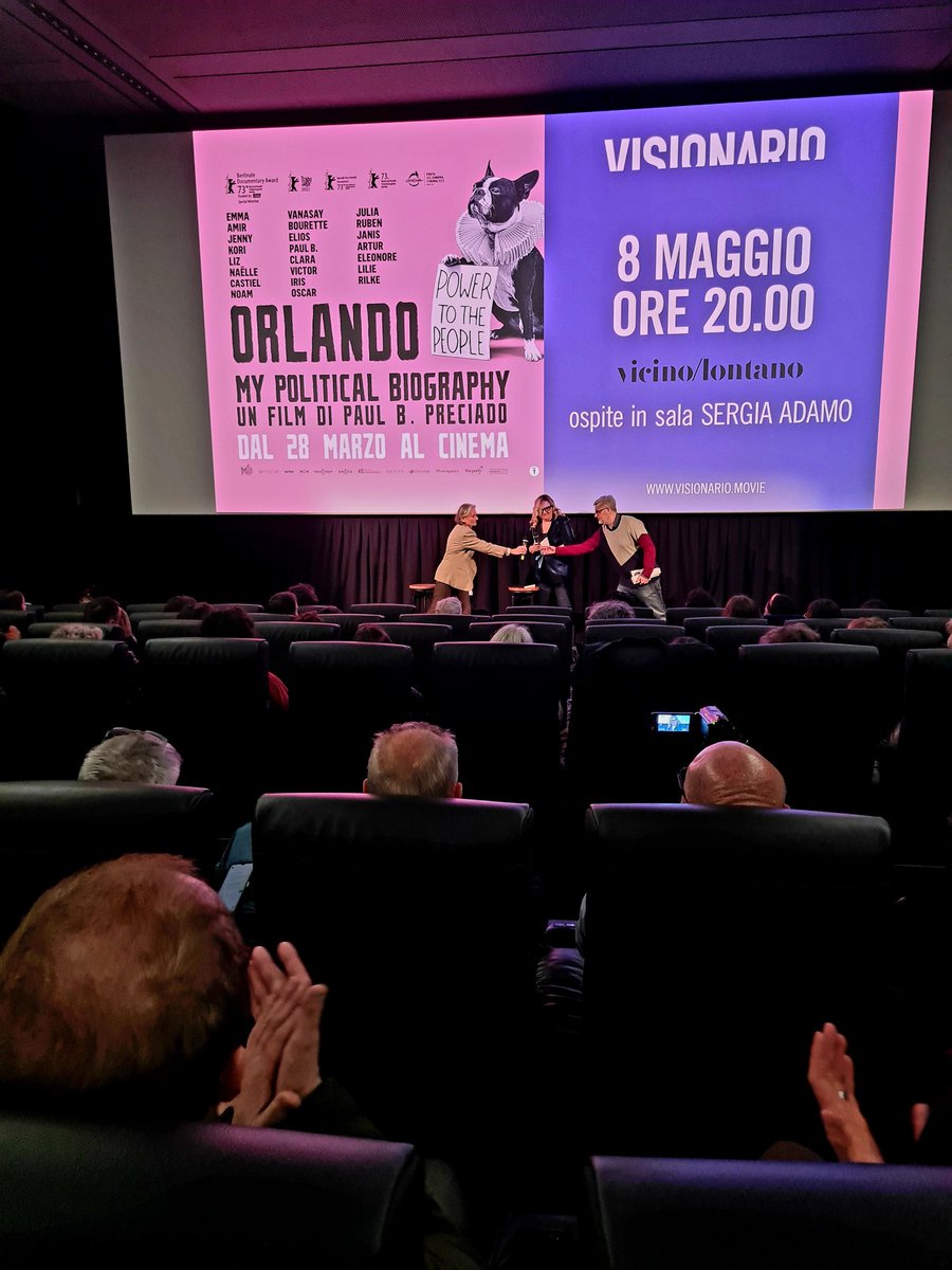 #Orlando My political biography di Paul B. #Preciado, una lettera corale a #VirginiaWoolf stasera al #visionario di #Udine @cecudine con #SergiaAdamo per il festival @vicinolontano e con #Multiverso #Trans di #ForumEditrice @uniud