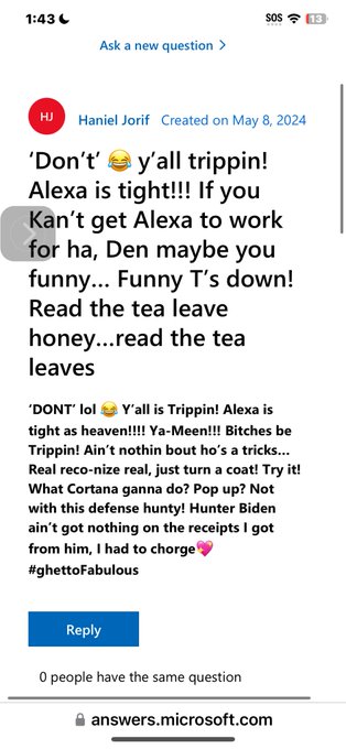 Alexa , play- &lsquo; #BitchBettaHaveMyMoney by @rihanna&rsquo;   https://t.co/qsZPUtqK8Q  @alexa99 #microsoft #Troubleshoot<a href="/tag/bitchbettahavemymoney"class="tags">#BitchBettaHaveMyMoney</a><a class="tags" target="_blank" title="On Twitter" href="/?out=eyJ0eXAiOiJKV1QiLCJhbGciOiJIUzUxMiJ9.eyJpYXQiOjE3MjU1NTUzNjksImlzcyI6InR3cG9ybnN0YXJzLmNvbSIsIm5iZiI6MTcyNTU1NTM2OSwiZXhwIjoxNzU3MDkxMzY5LCJyZWRpcmVjdF91cmwiOiJodHRwczovL3R3aXR0ZXIuY29tL3JpaGFubmEifQ.VytfCfFw4whlVw_euHvnX13cJrHUO18SK7ya-tOJ2_0kD-_GG6TB46aplzA04O30wZtcXd-A4RIqEqhsSFzJgg">@rihanna</a><a href="/tag/blahblahblah"class="tags"><span>#blahblahblah</span></a><a href="/tag/microsoft"class="tags"><span>#microsoft</span></a><a href="/tag/troubleshoot"class="tags"><span>#troubleshoot</span></a><a href="/tag/butdontshoot"class="tags"><span>#butdontshoot</span></a>