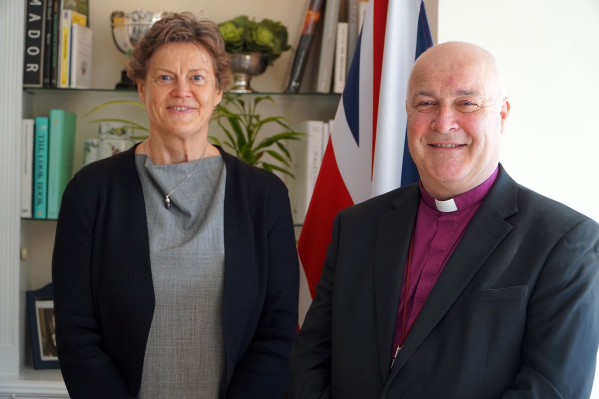 Honoured to meet with permanent representatives to the United Nations including UK Dame Barbara Woodward & Kenya Dr Martin Kimani @UN @AnglicanWorld Delighted also to meet with Deputy Secretary-General Amina Mohammed