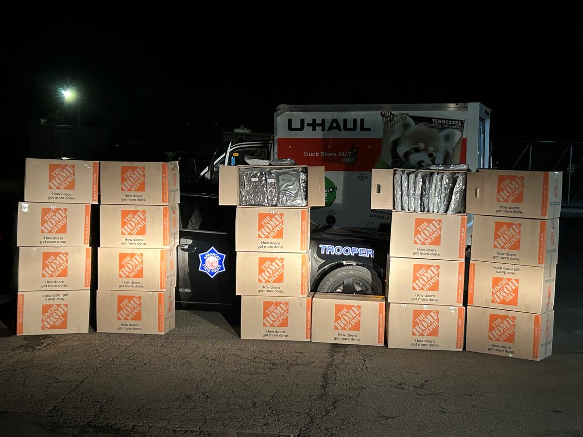 On Monday, May 6, 2024, around 10 p.m., @ARStatePolice seized more than 400 pounds of illegal marijuana during an I-40 traffic stop in Conway County. dps.arkansas.gov/news/arkansas-…