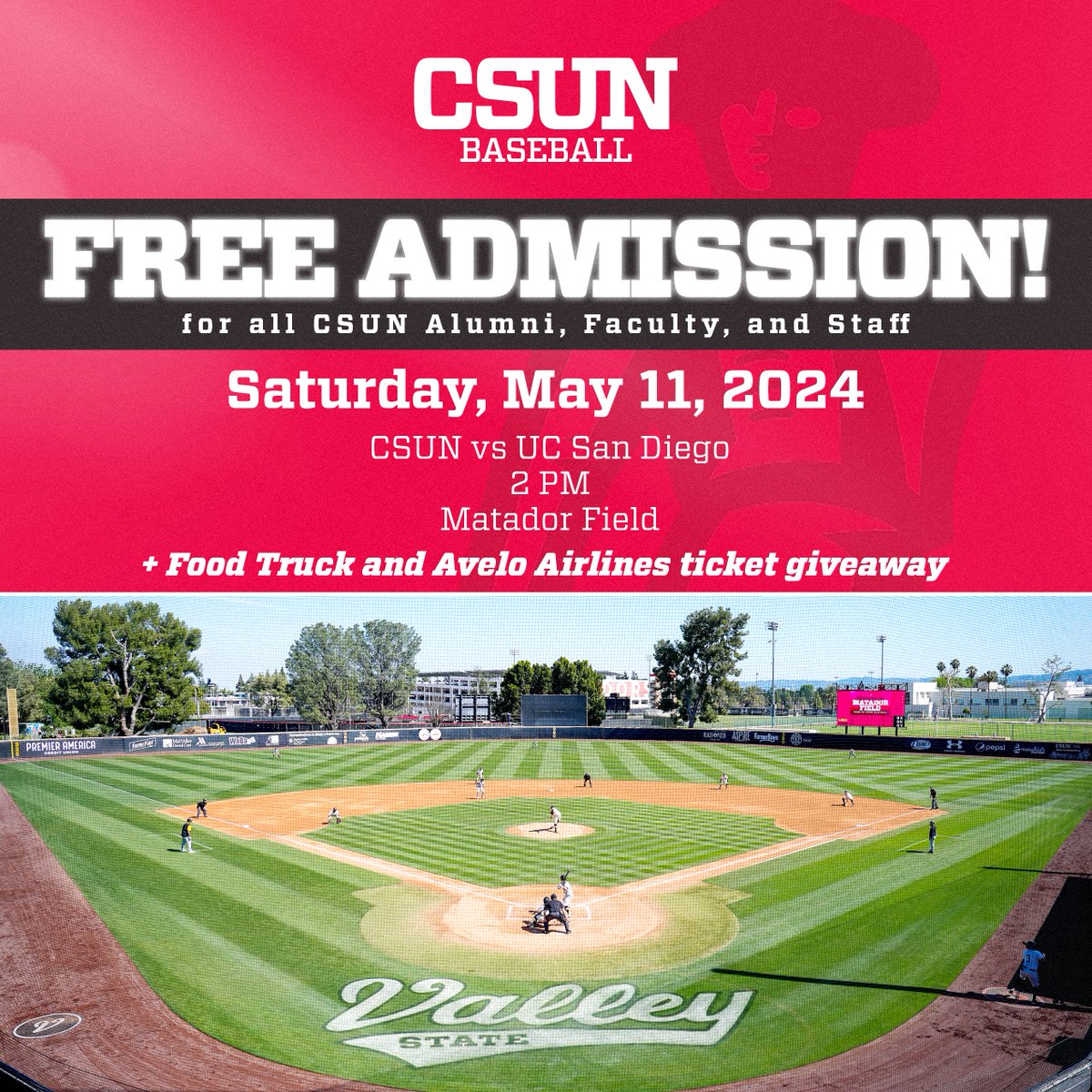 Tons going on this Saturday!

See you at the ballpark.

#GoMatadors