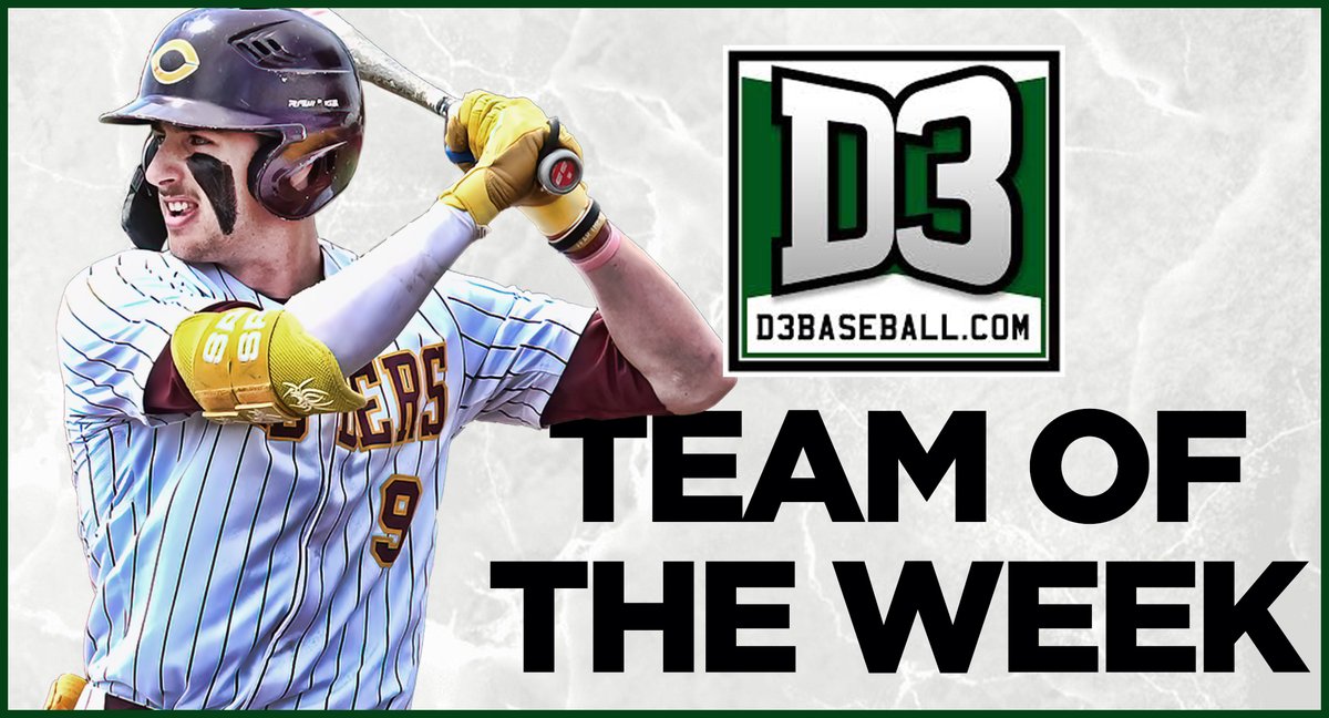 𝗖𝗢𝗥𝗡𝗚𝗥𝗔𝗧𝗦 to senior Thomas Horan, who was named to the @d3baseball National Team of the Week after helping the Cobber sweep Augsburg. Horan joins David Dorsey as back-2-back D3baseball TOW award winners. 𝗗𝗘𝗧𝗔𝗜𝗟𝗦: tinyurl.com/mr2fd3bt