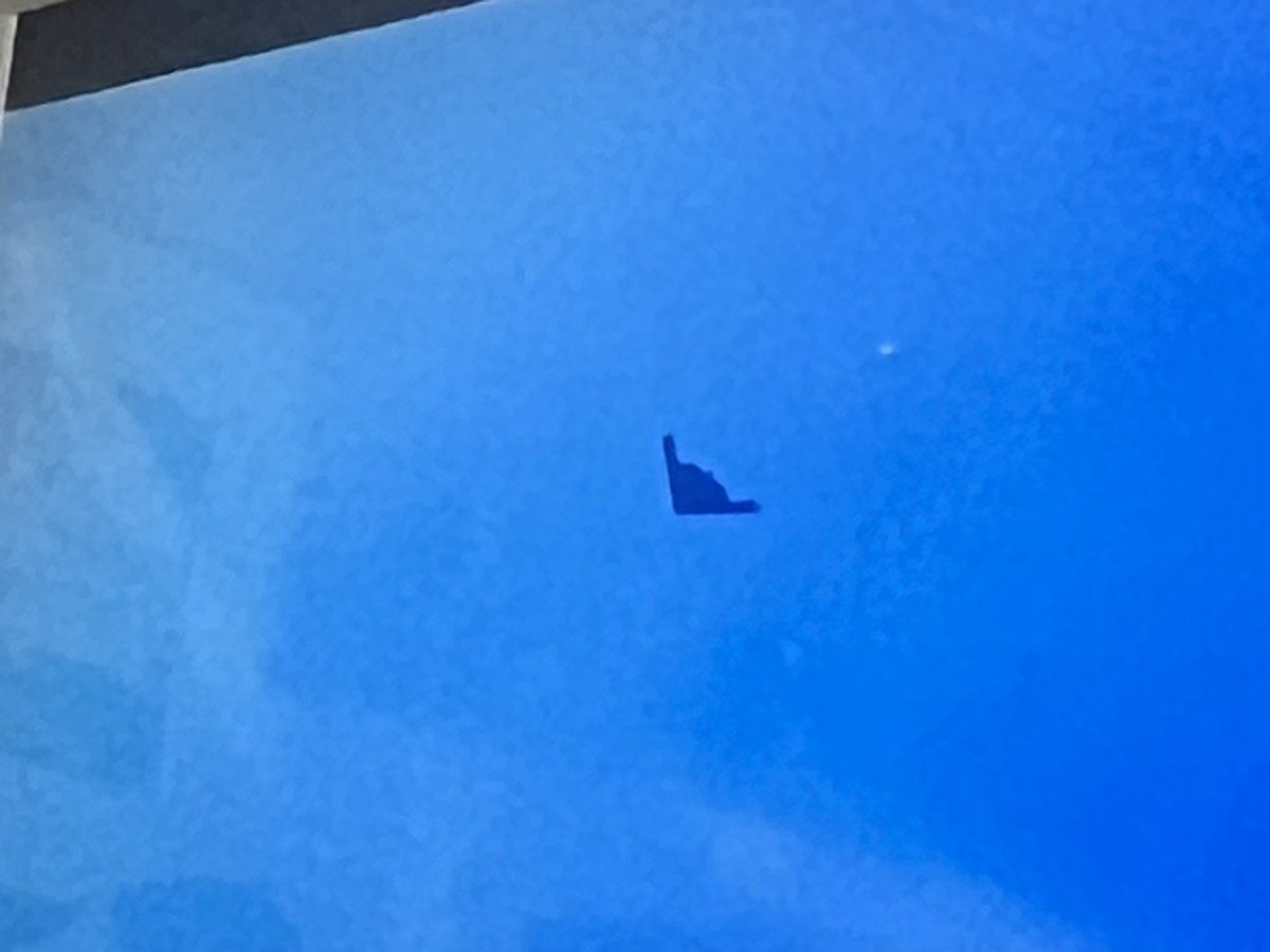 Stealth bomber spotted over Missouri today.