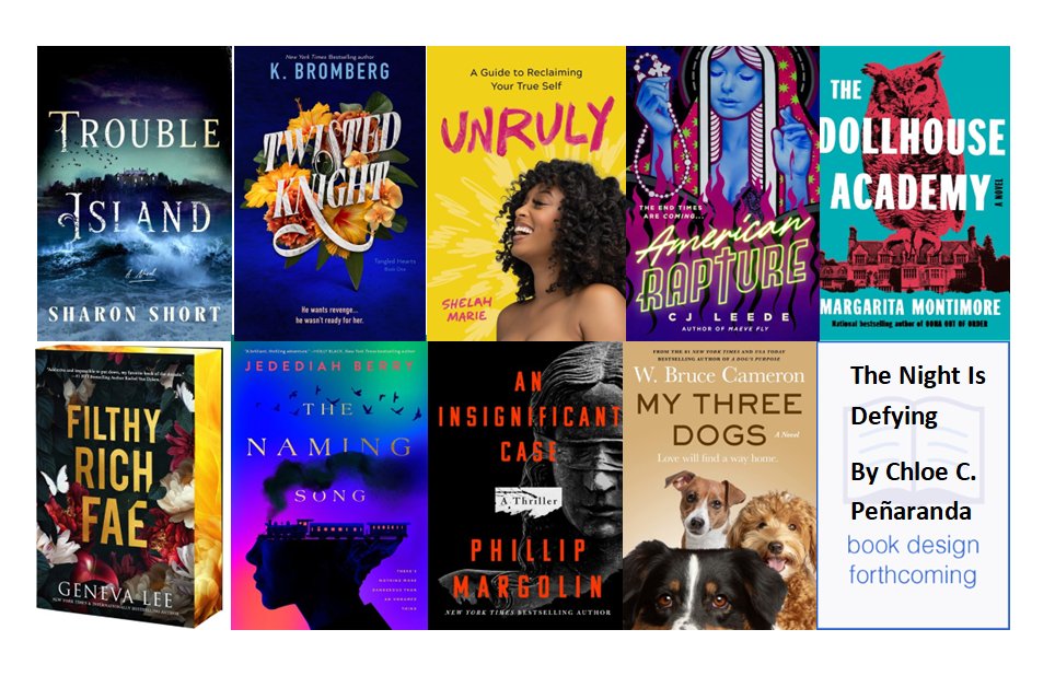 Hello e-galley readers! Check out some of the exciting e-galleys from @ShelahMarie @KBrombergDriven @wbrucecameron @jedediahberry @damiella & more that were recently added to @edelweiss_squad for your downloading pleasure📚 📷 📷tinyurl.com/4jm7tcpy