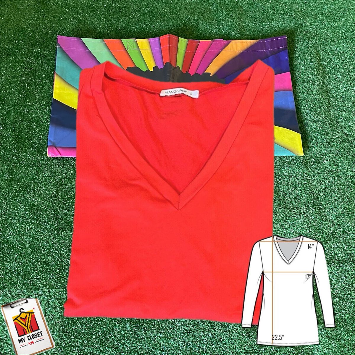 myclosetym's tweet image. Mangopop Basic Long Sleeve V-Neck Solid Red Stretch Blouse Top T-Shirt Size S

#MangopopFashion
#BasicTee
#LongSleeve
#VNeckStyle
#SolidRed
#StretchBlouse
#SizeSFashion
#CasualWear
#EverydayStyle
#ComfortableFashion
ebay.com/itm/1264709965…