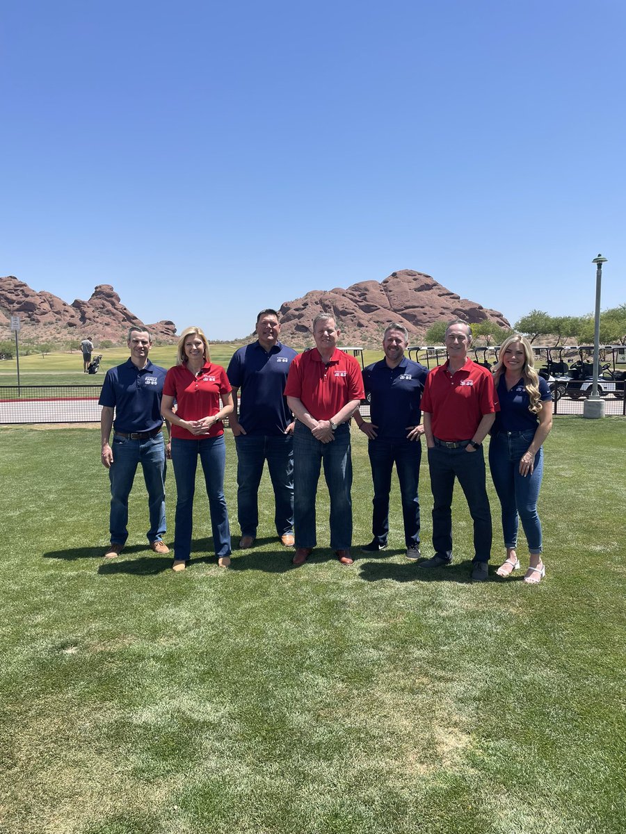 Beautiful May day in #Phoenix to shoot our #Monsoon2024 special intro! #azwx #azfamily