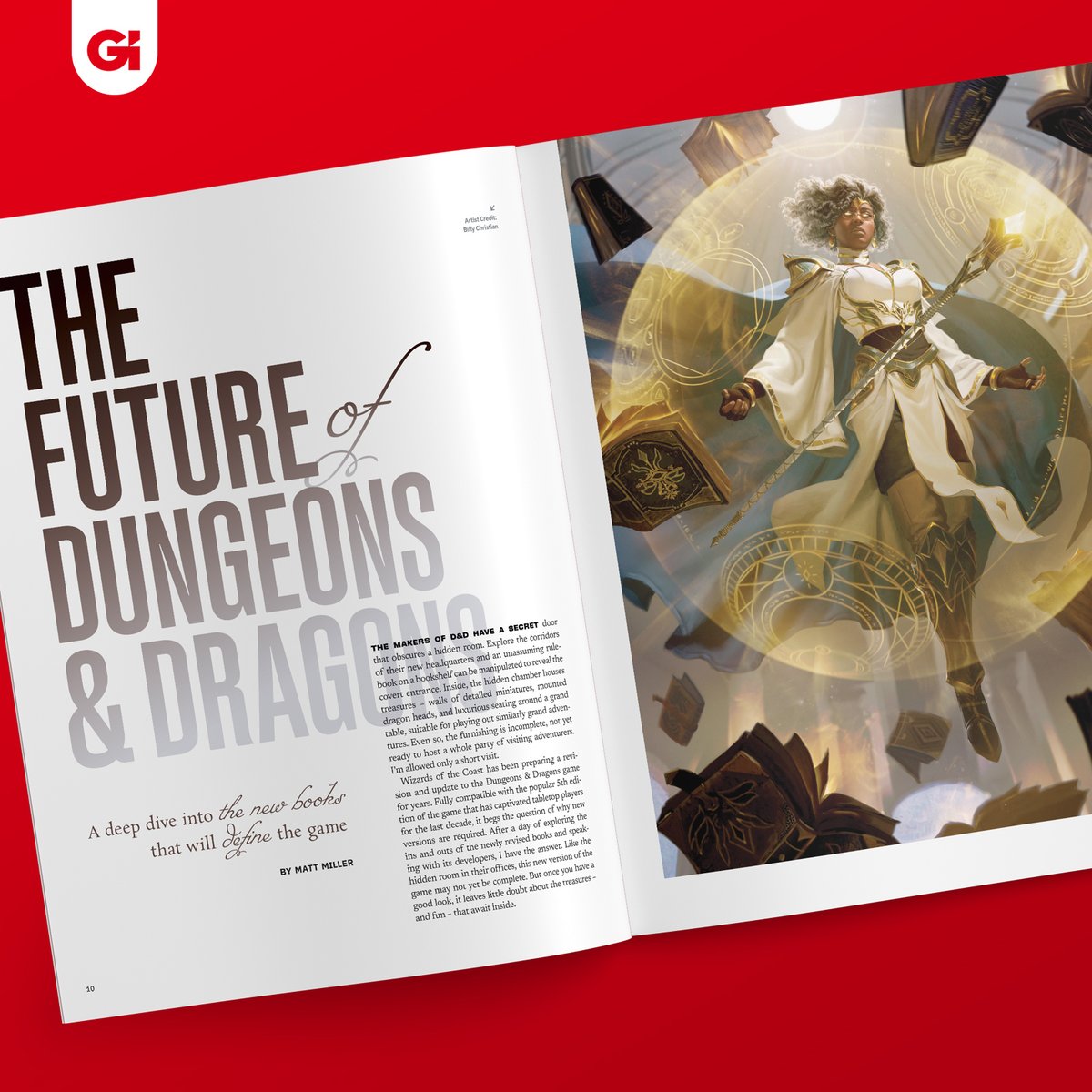 Our new issue has a blowout feature on the future of Dungeons & Dragons from @Wizards_DnD including a first look at the new Player's Handbook. Subscribe to Game Informer for less than $2 an issue, and get this first-look article in your mailbox. subscription.gameinformer.com