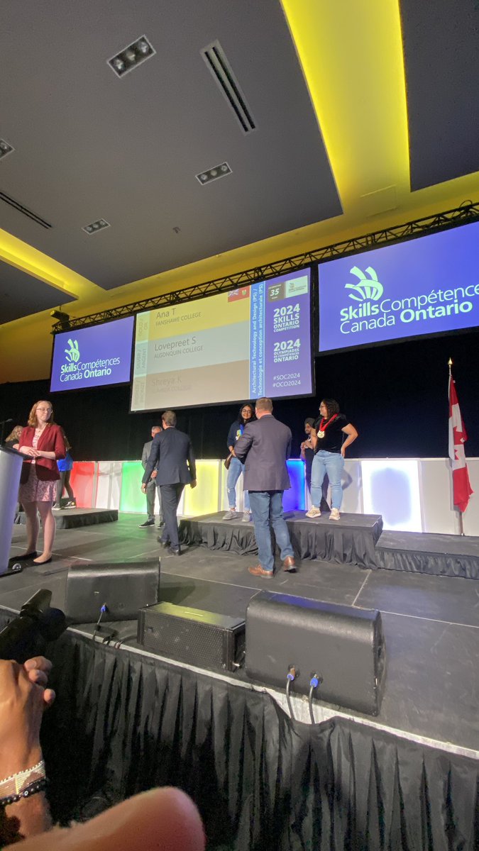 Another Falcon takes home the gold 🏆 Congratulations to @FanshaweCollege’s Ana T for her victory in Post-Secondary Architectural Technology & Design 🏗️ Way to go!! #SOC2024 #OCO2024