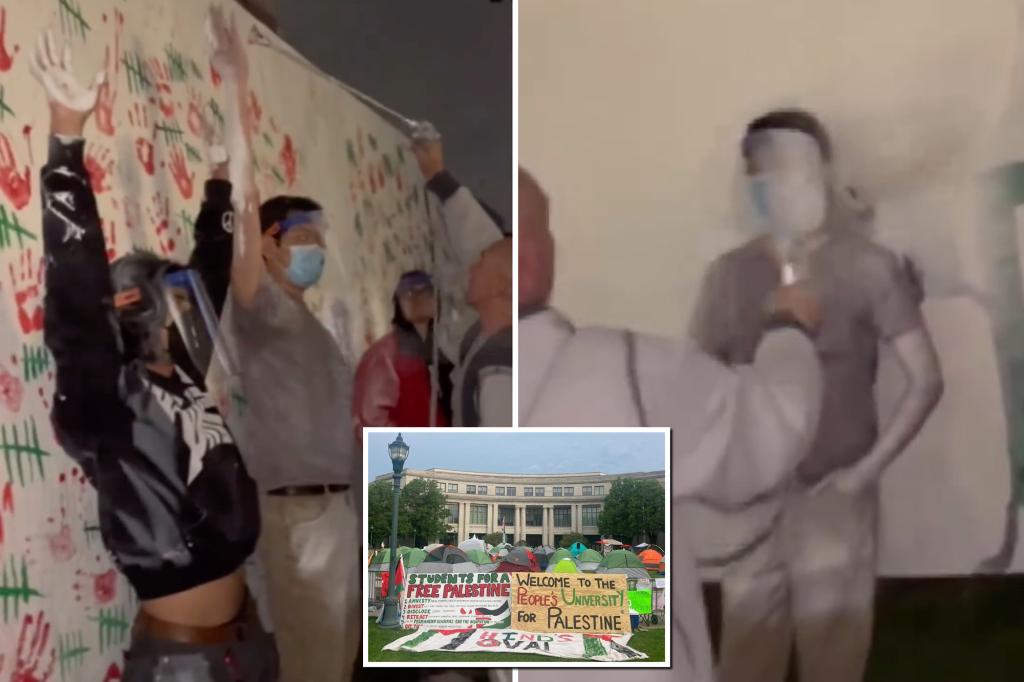 Anti-Israel student protesters at Ohio’s CWRU painted over after refusing to move for contractor trib.al/ce1R5Pw
