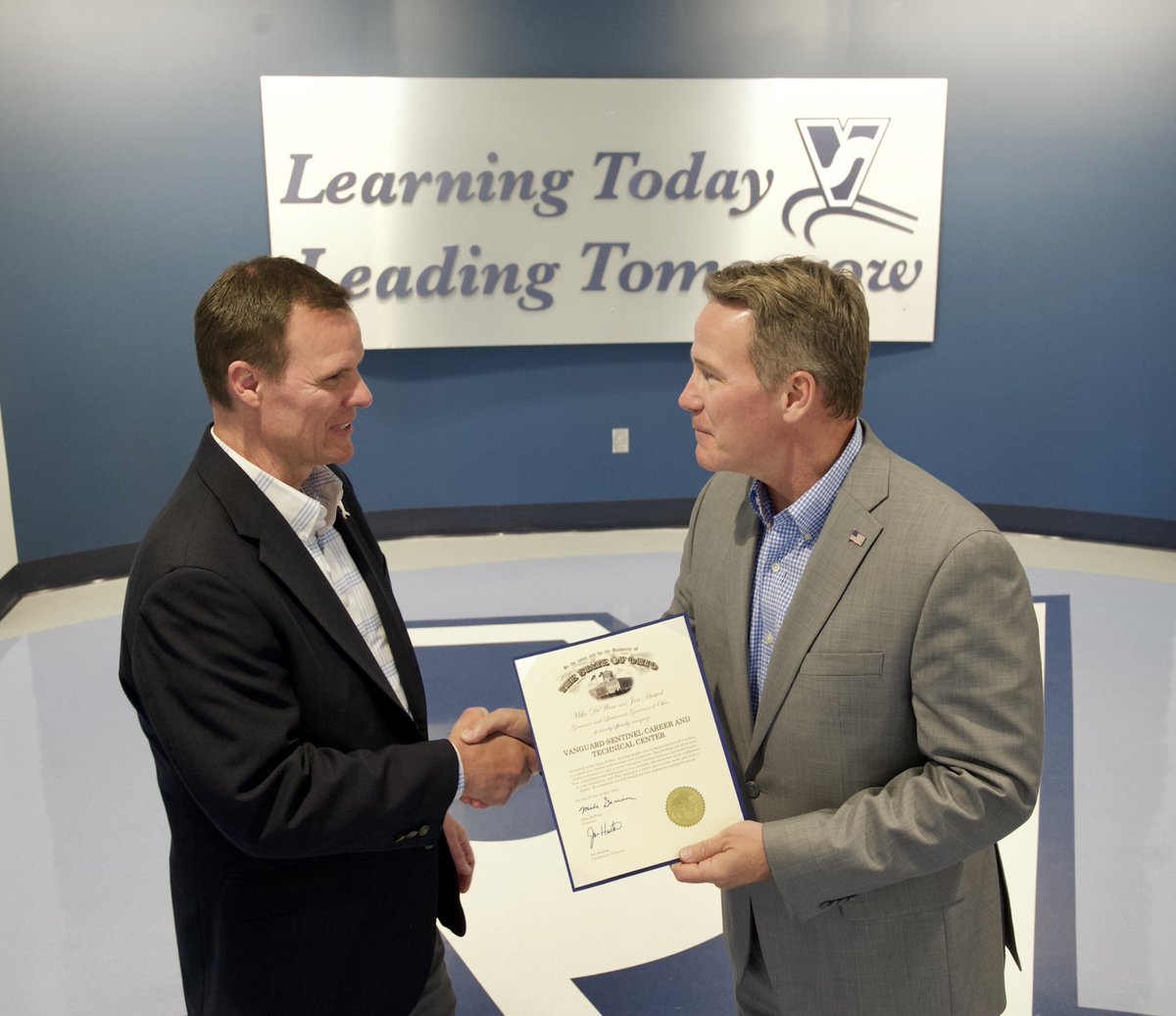 200 more students will graduate every year from @VSCTC thanks to the CTE Construction and Equipment Grants! Thanks for hosting Lt. Governor @JonHusted today for a tour of the Fremont Campus.