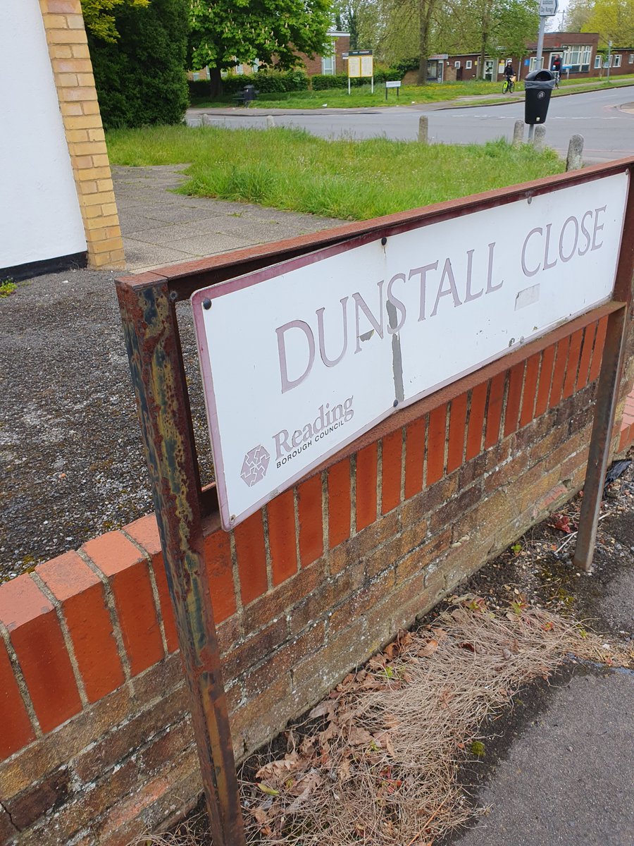 This road sign at Dunstall Close in Tilehurst is looking very sad and in danger of falling off - I've requested that it is replaced.