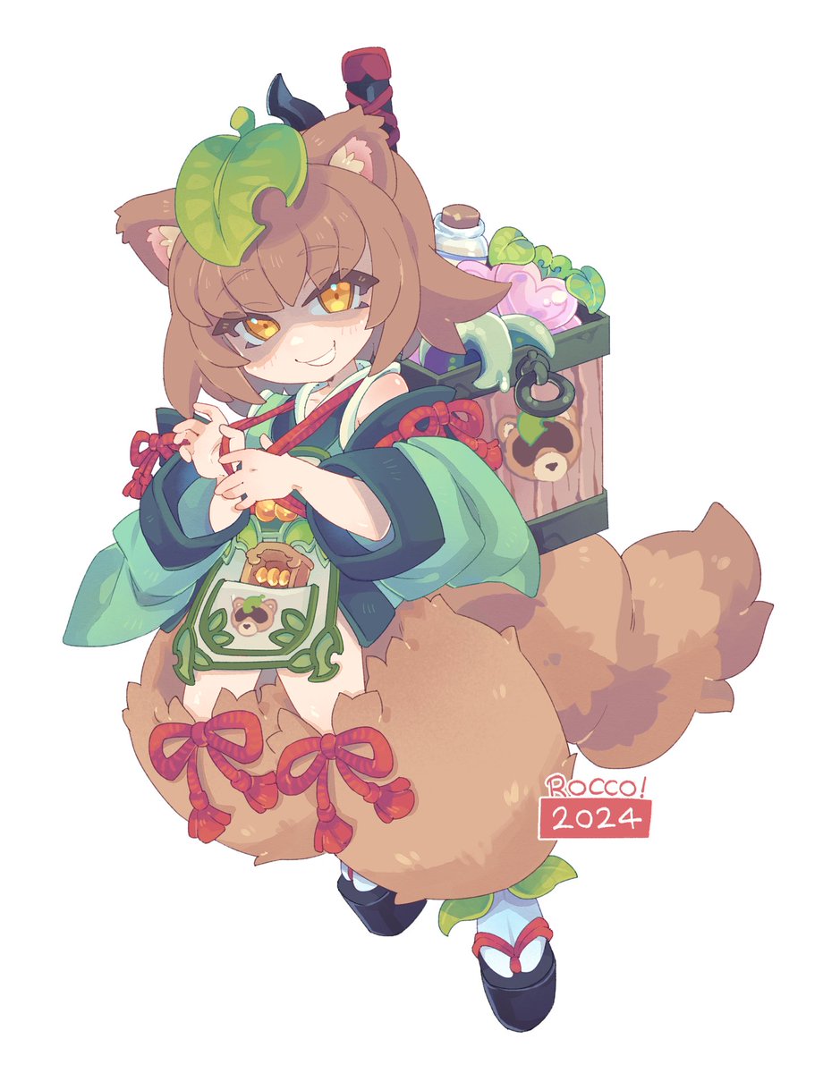 🦝🍃
#魔物娘図鑑 #魔物娘図鑑二次 #MGE