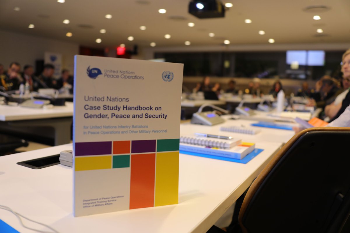 Today we launched the Case Study Handbook on Gender, Peace and Security for UN Infantry Battalions in Peace Operations. This innovative tool helps military components integrate a gender perspective into their work & create inclusive work environments. ➡️ow.ly/2UUA50RzTOX