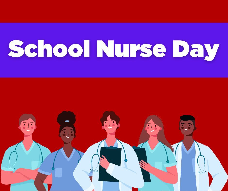 A special thank you to all the school nurses who keep students healthy, safe, and ready to learn! #SchoolNurseDay