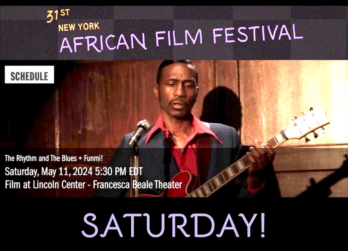 New York Premiere “The Rhythm & The Blues” Saturday May 11th 5:30PM at Lincoln Center as part of the @africanfilmfest @filmlinc #NYAFF31 #therhythmandthebluesmovie @filmlinc #NYAFF31 #eddietaylor TICKET LINK BELOW: filmlinc.org/films/the-rhyt…