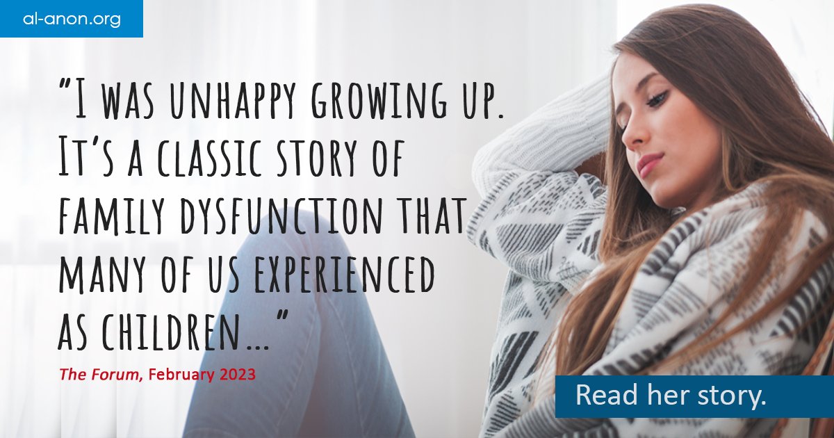 AlAnon_WSO's tweet photo. Read this member’s story and find out how her life improved after coming to Al-Anon:
🔹 https://t.co/1iW6QgxChh
#AlAnon #Alateen #FamilyDisease #FamilyRecovery #alcoholism #addiction #12Step #AA #COA #COAMonth #mystory #shatterthestigma #generationaltrauma https://t.co/kpUqborUXn