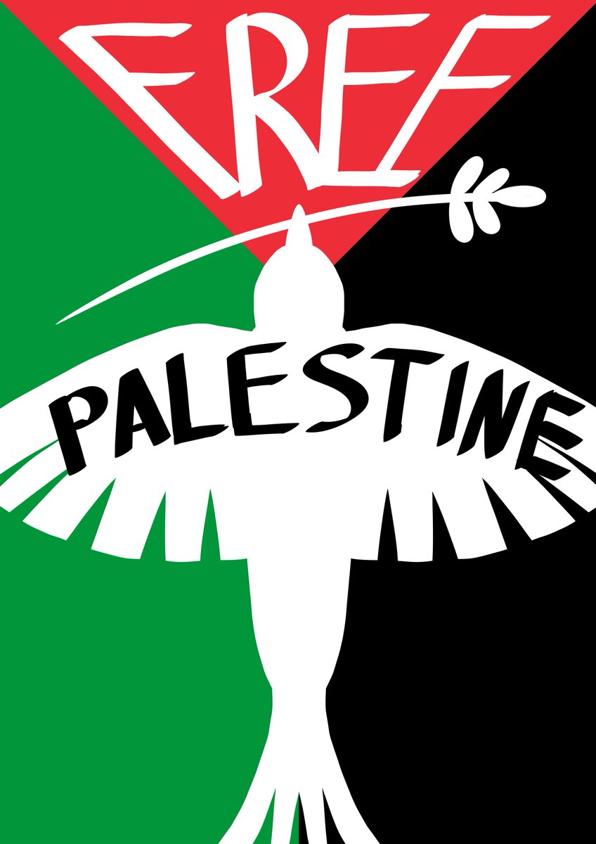 #FreePalestine poster for design class

#FreeGaza #CeasefireNOW