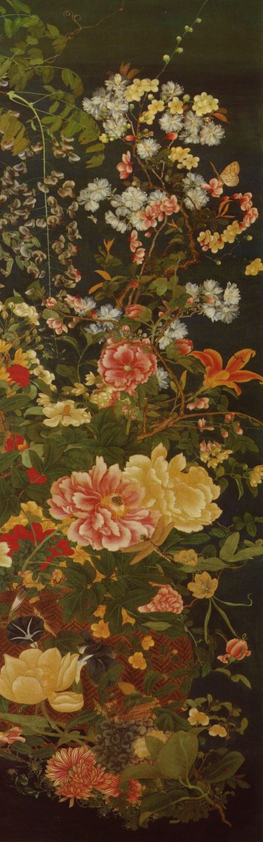 Flowers and Insects, by Yanagisawa Kien, 18th century

#bunjinga #flower #insect